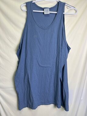 Comfort Colors Men's Blue Muscle Shirt